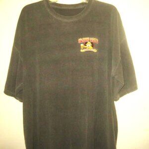 Men's Gray Distressed T Shirt Crabby Jacks Deck Bar Somers Point NJ Size XL